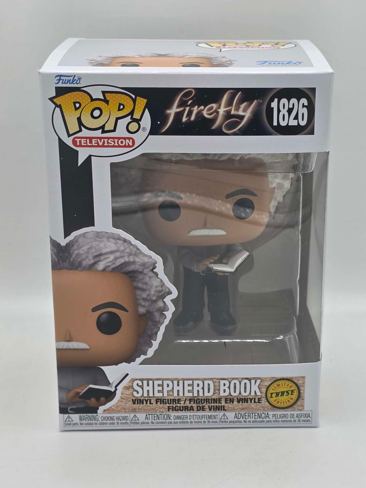 Slight Damaged Box | SHEPHERD BOOK (UNTIED HAIR) CHASE | Firefly | Funko Pop! Television #1826