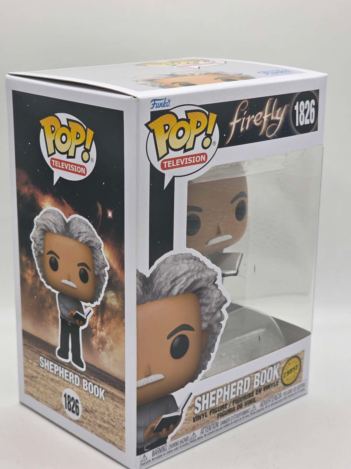 Slight Damaged Box | SHEPHERD BOOK (UNTIED HAIR) CHASE | Firefly | Funko Pop! Television #1826