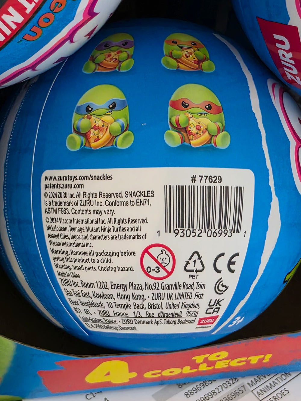 Zuru | TEENAGE MUTANT NINJA TURTLES EDITION | Snackles Plush 5 inch Assorted | Series 1