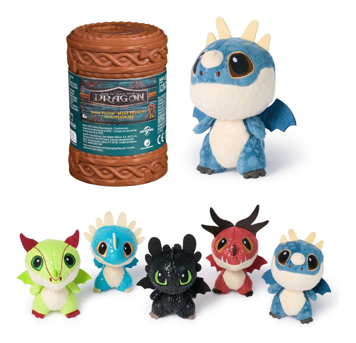 How to Train Your Dragon | Mini Plush Dragons | 7.5cm