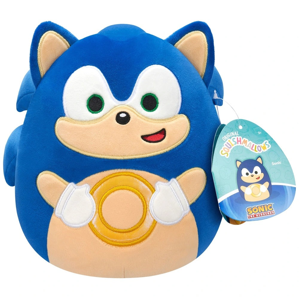 SONIC HOLDING RING | Squishmallows 8" | Sega Sonic Plush