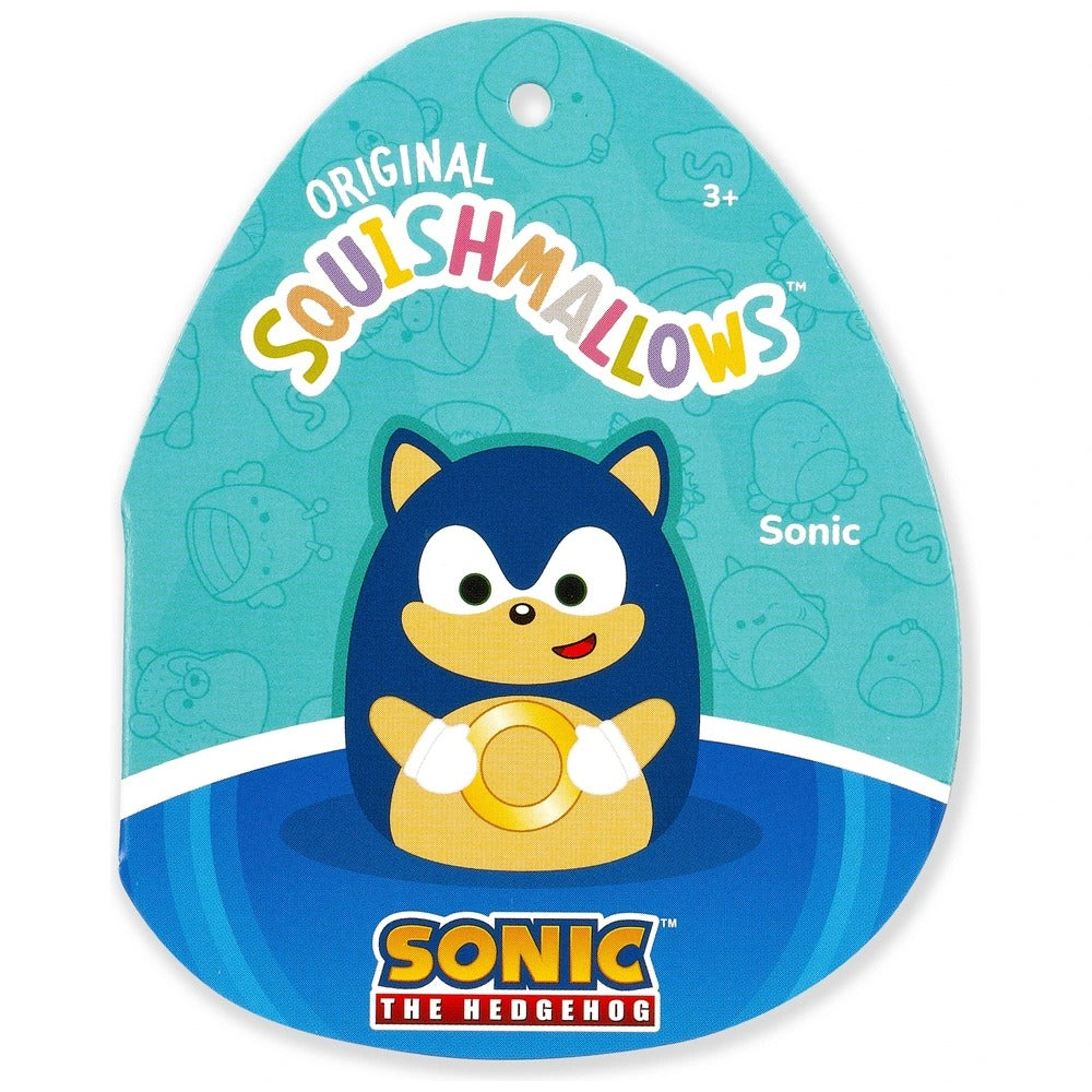 SONIC HOLDING RING | Squishmallows 8" | Sega Sonic Plush