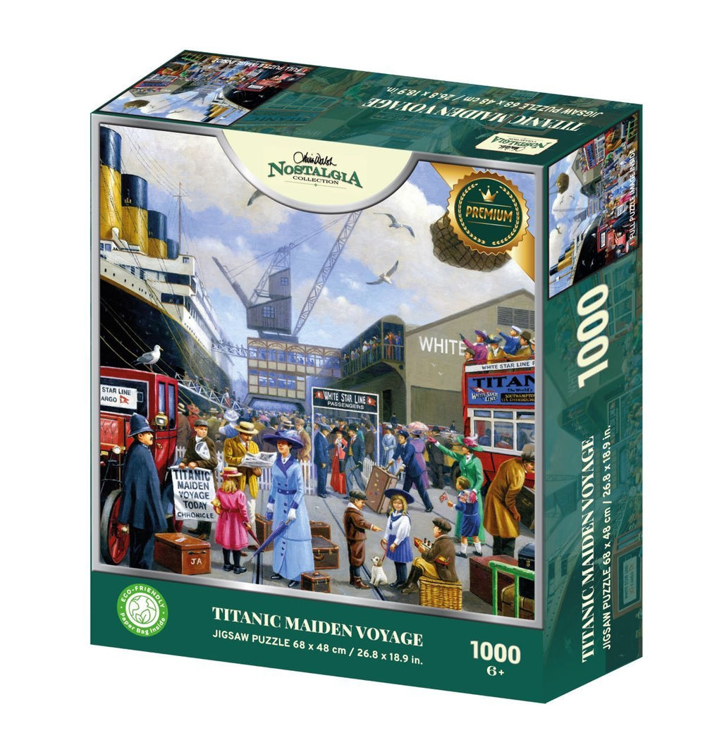 TITANIC MAIDEN VOYAGE | Kevin Walsh | Nostalgia Collection | 1000 Piece Jigsaw Puzzle