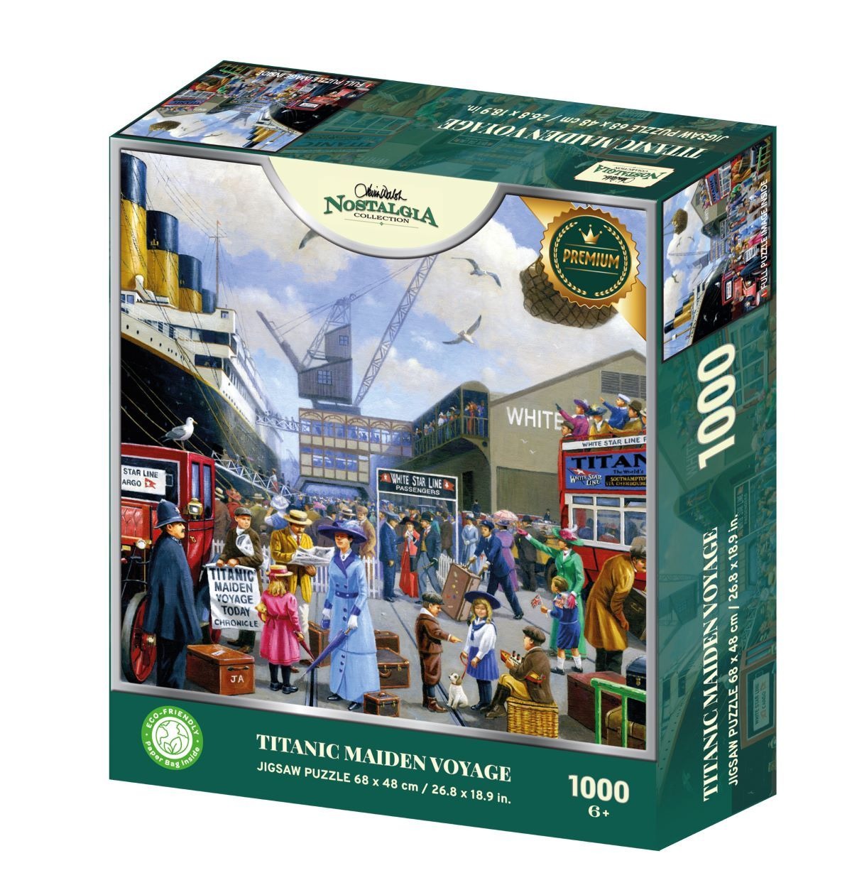 TITANIC MAIDEN VOYAGE | Kevin Walsh | Nostalgia Collection | 1000 Piece Jigsaw Puzzle