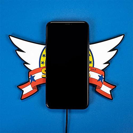 Official Sonic The Hedgehog Wireless Charger Matz Pad | 10W Fast Qi Charger for all Qi Wireless devices