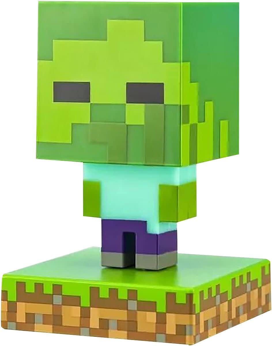 Paladone Minecraft |ZOMBIE Icon Light | Officially Licensed
