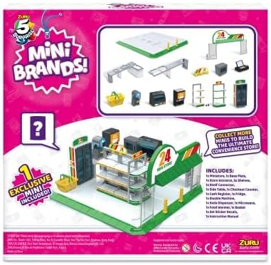 Zuru | 5 Surprise Mini Brands | Mini Convenience Store Playset with 1 Exclusive Mini
