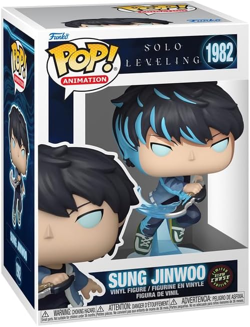 SUNG JINWOO | Solo Leveling | Funko Pop! Animation #1982 | Glow Chase Edition