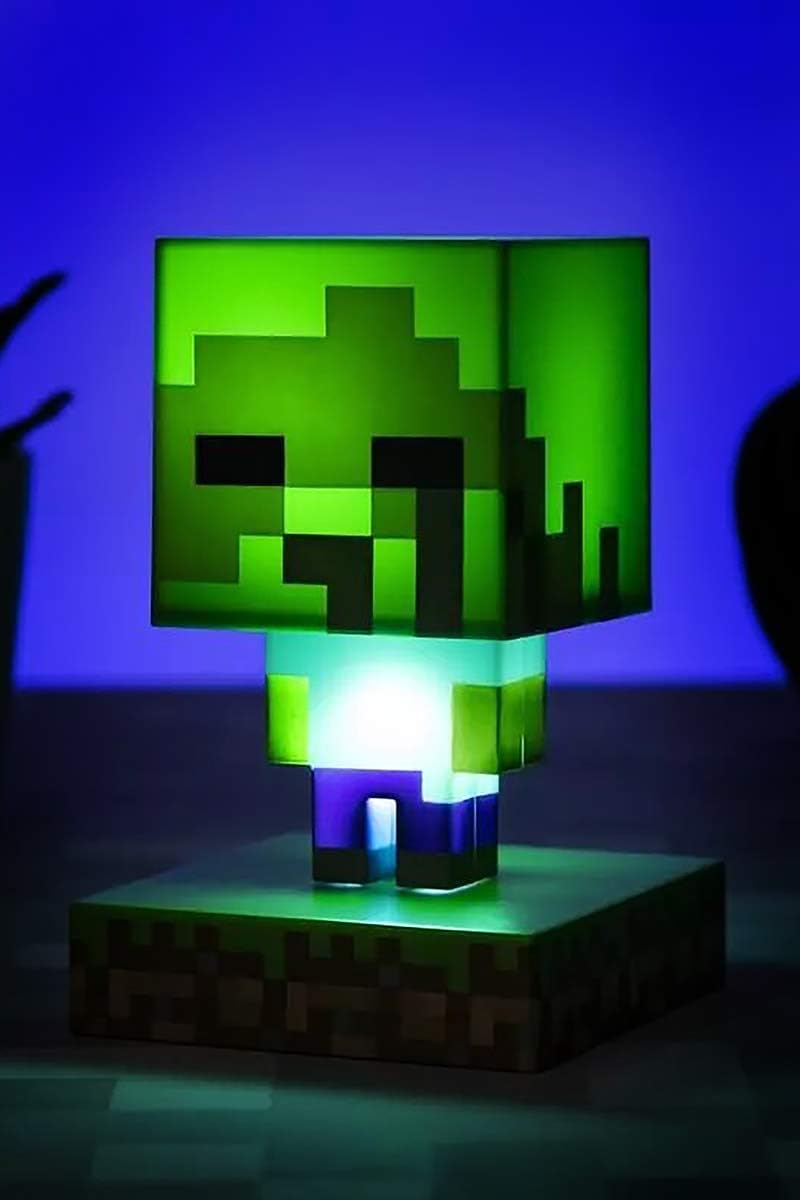 Paladone Minecraft |ZOMBIE Icon Light | Officially Licensed