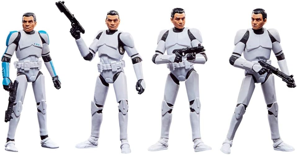Hasbro Star Wars The Vintage Collection Phase I | Clone Troopers 4-Pack 9.5cm