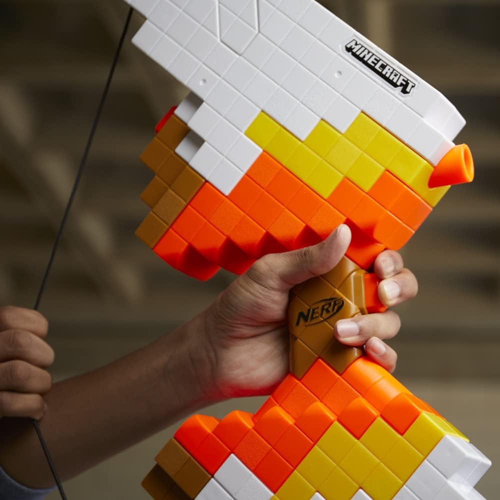 Nerf | Minecraft Sabrewing | Motorised Toy Bow Dart Blaster