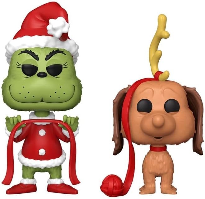 GRINCH AND MAX | How The Grinch Stole Christmas | Funko Pop! Books 2 Pack