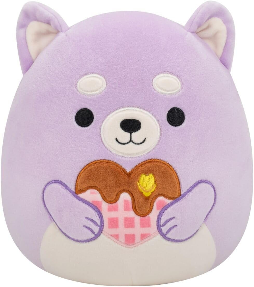 HOYT (WAFFLE) | Lavender Shiba Inu Dog | Squishmallows 7.5" Plush Valentine 26