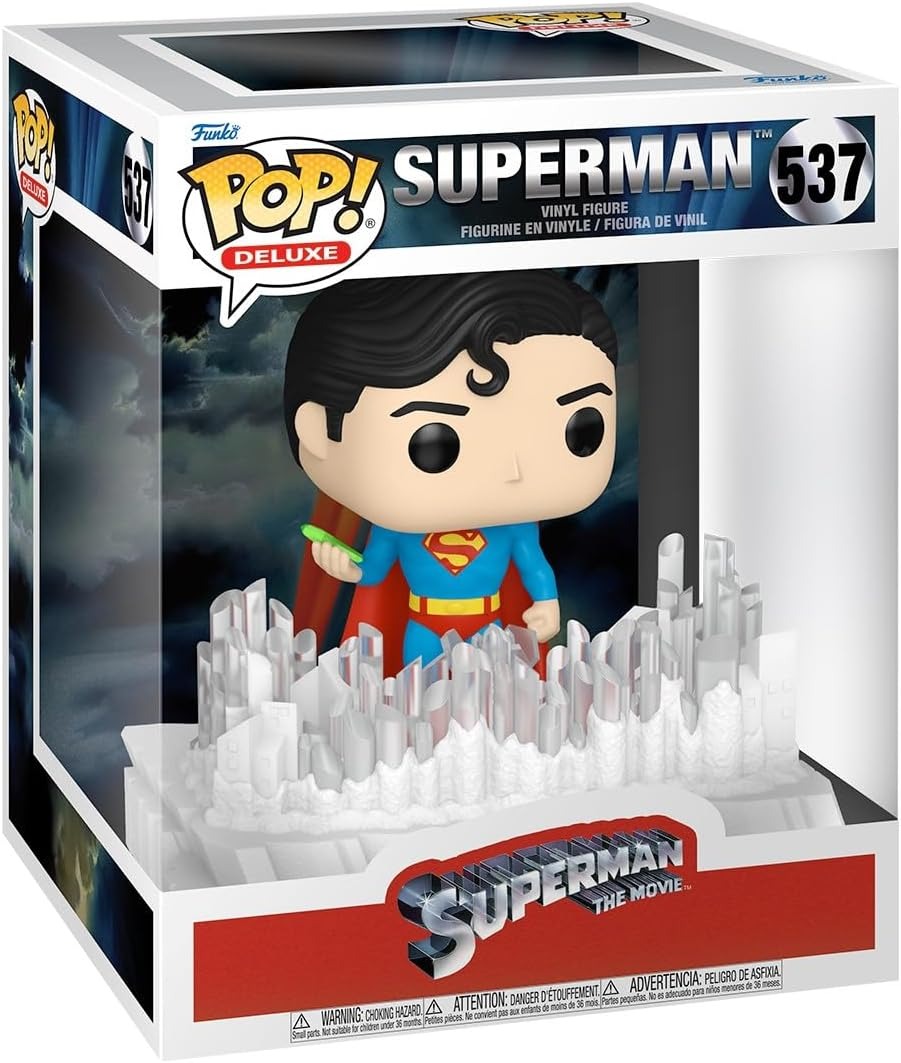 SUPERMAN (CRYSTAL FORTRESS OF SOLITUDE) | Superman The Movie | Funko Pop Deluxe | 6 Inch #537