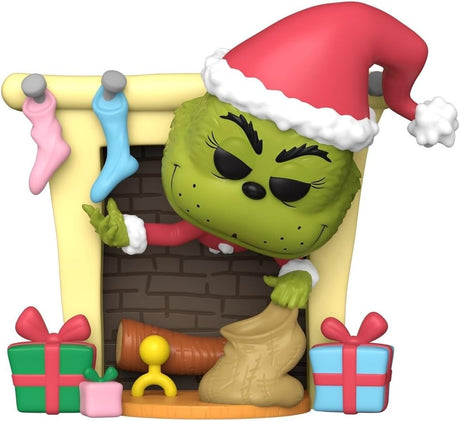 Slight Damaged Box | GRINCH WITH BAG | How The Grinch Stole Christmas | Funko Pop! Deluxe #35