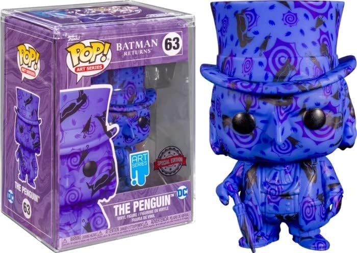 Funko Pop Art Series | Batman Returns | The Penguin with Stack Pop Protector #63