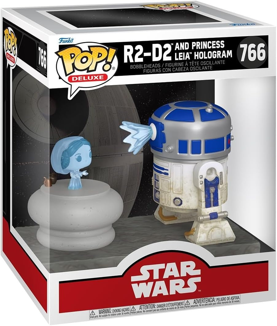 R2-D2 WITH PRINCESS LEIA HOLOGRAM | Funko Pop Star Wars #766