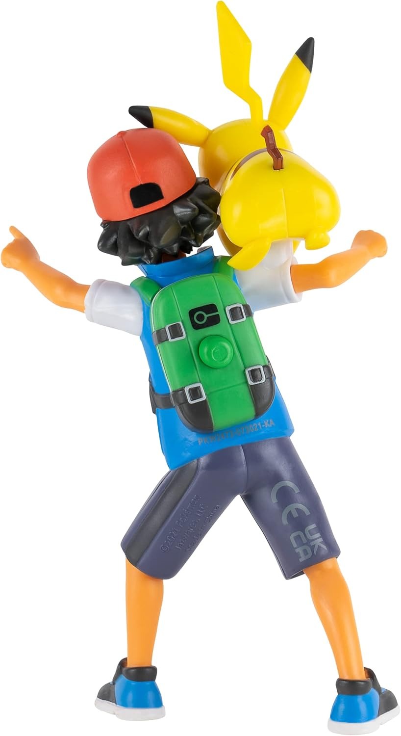 Pokémon Battle Feature Figure: Ash & Pikachu (4.5 Inch)