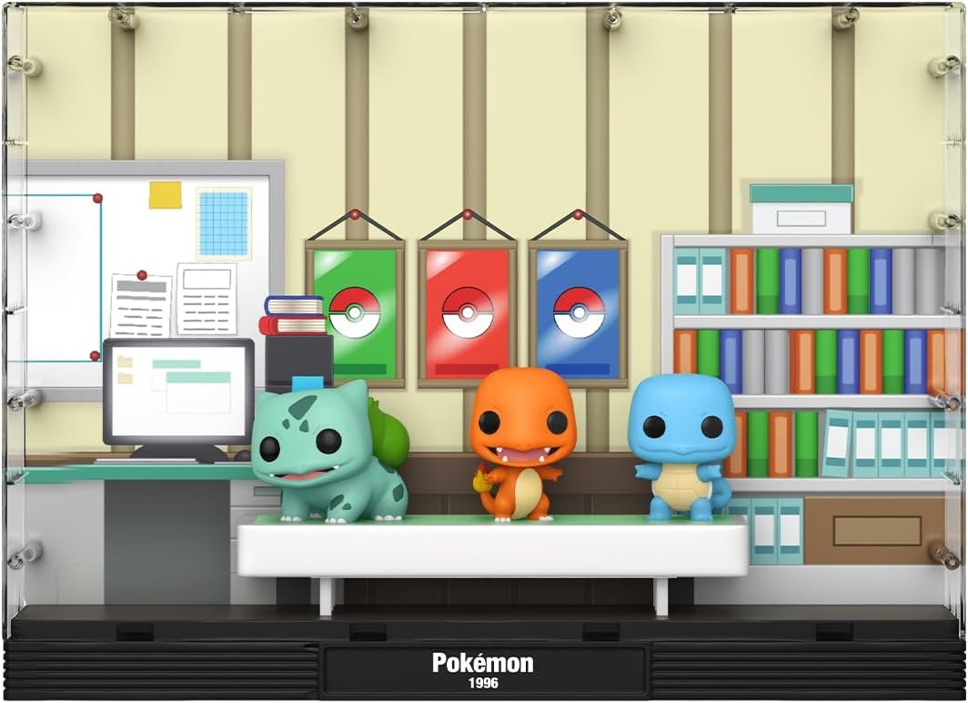 CHARMADER, BULBASAUR, SQUIRTLE | Pokemon 1996 | Funko Pop Moment Deluxet #01