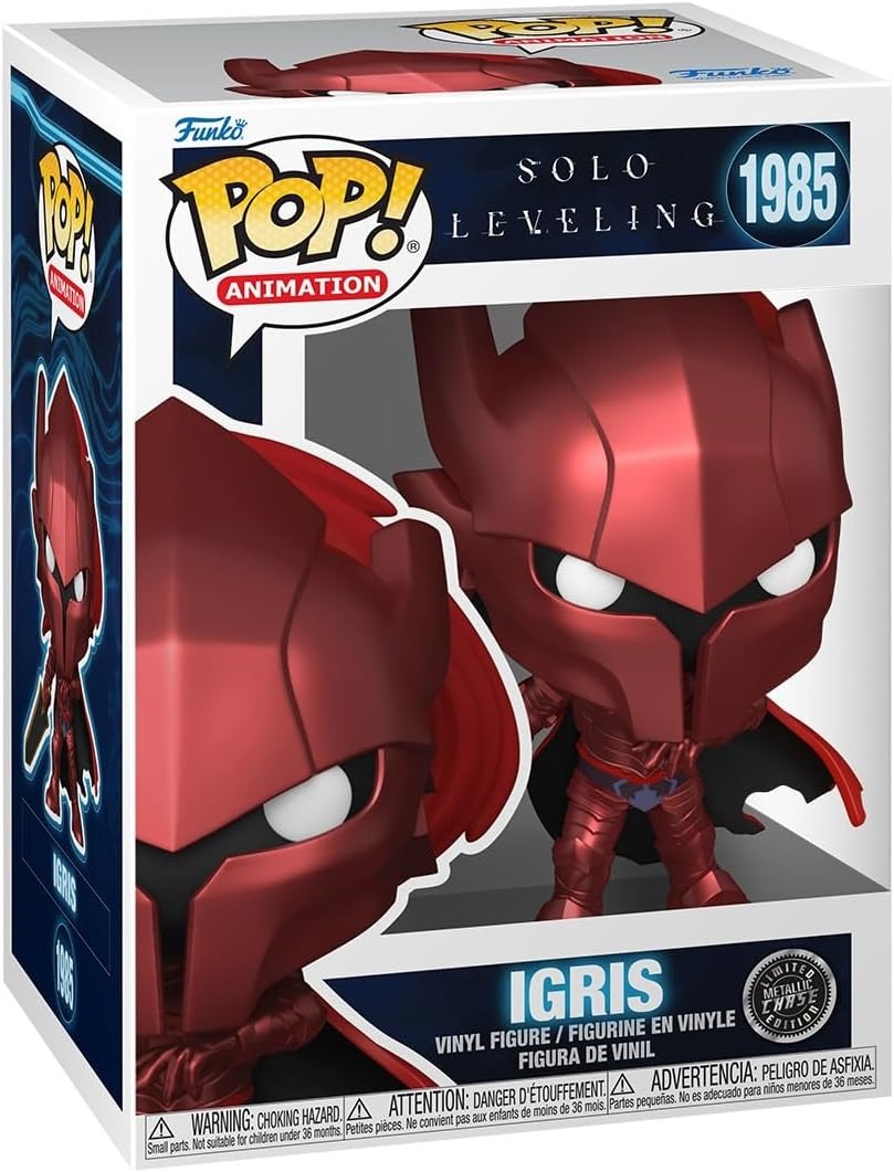 Funko Pop! Animation Solo Leveling IGRIS #1985 Limited Metallic Chase Edition