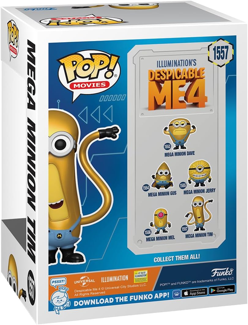 Mega Minion Tim | Despicable Me 4 | Funko Movies | #1557