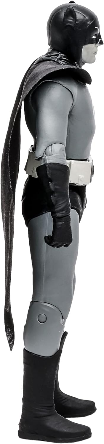 Batman Classic TV Series | DC Retro Batman (Black and White) | 5 inch Figure | McFarlane Toys