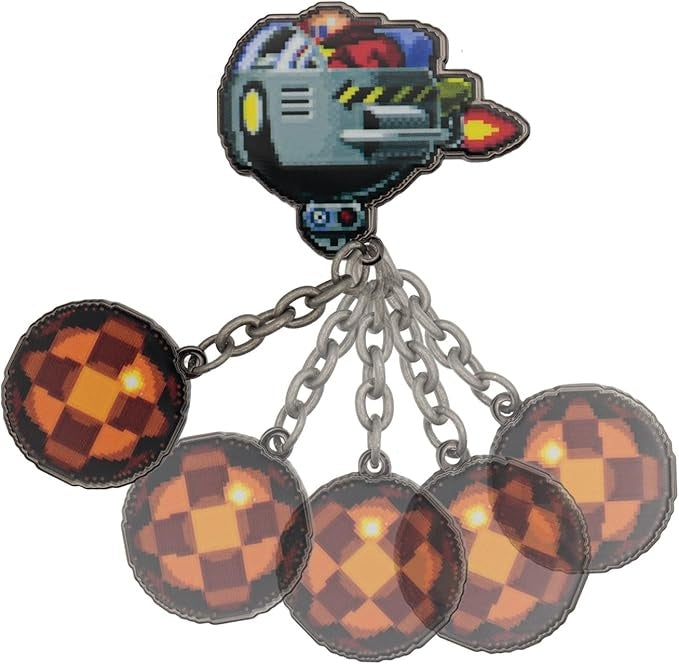 Fanattik Sonic the Hedgehog Limited Edition DR. EGGMAN Egg Mobile Pin Badge