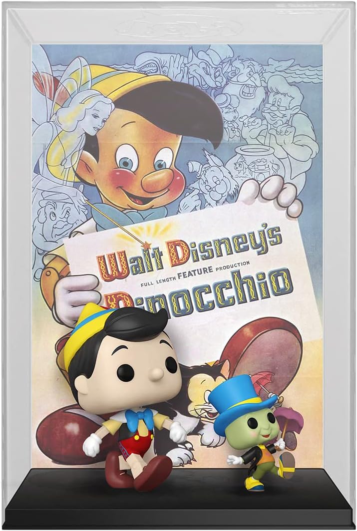 Funko Pop Movie Posters | Disney Pinocchio and Jiminy Cricket #08