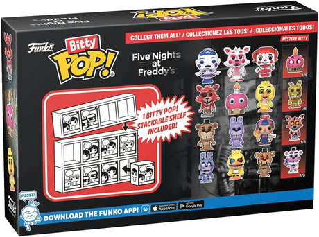 Funko Bitty POP! | Five Nights at Freddy's | Foxy The Pirate, Cupcake, Chica, Mystery | 4 Pack