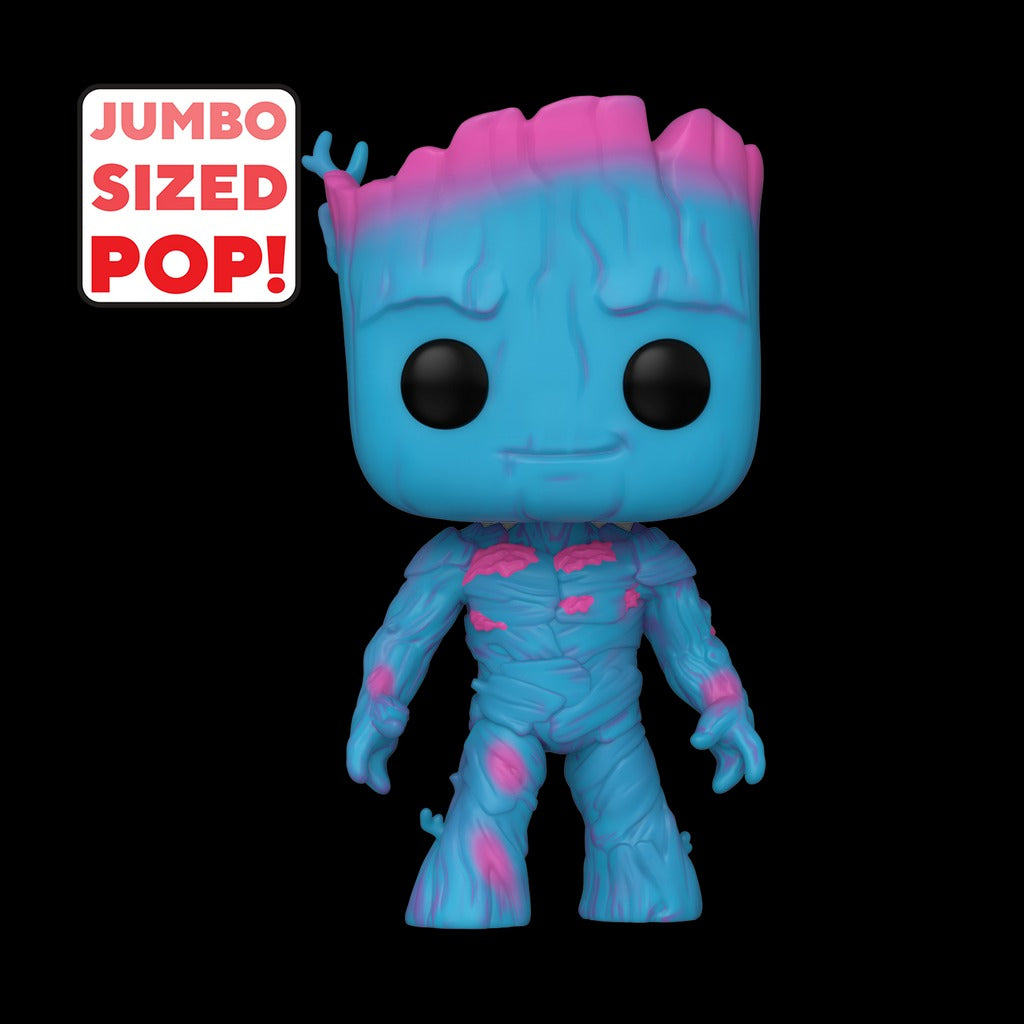 Funko Pop Marvel | Guardians of The Galaxy 3 | Groot Blacklight #1242 10" inch