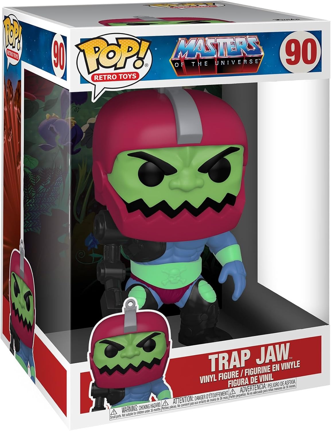 TRAP JAW | Masters of the Universe | Funko Pop Retro Toys | 10 inch #90