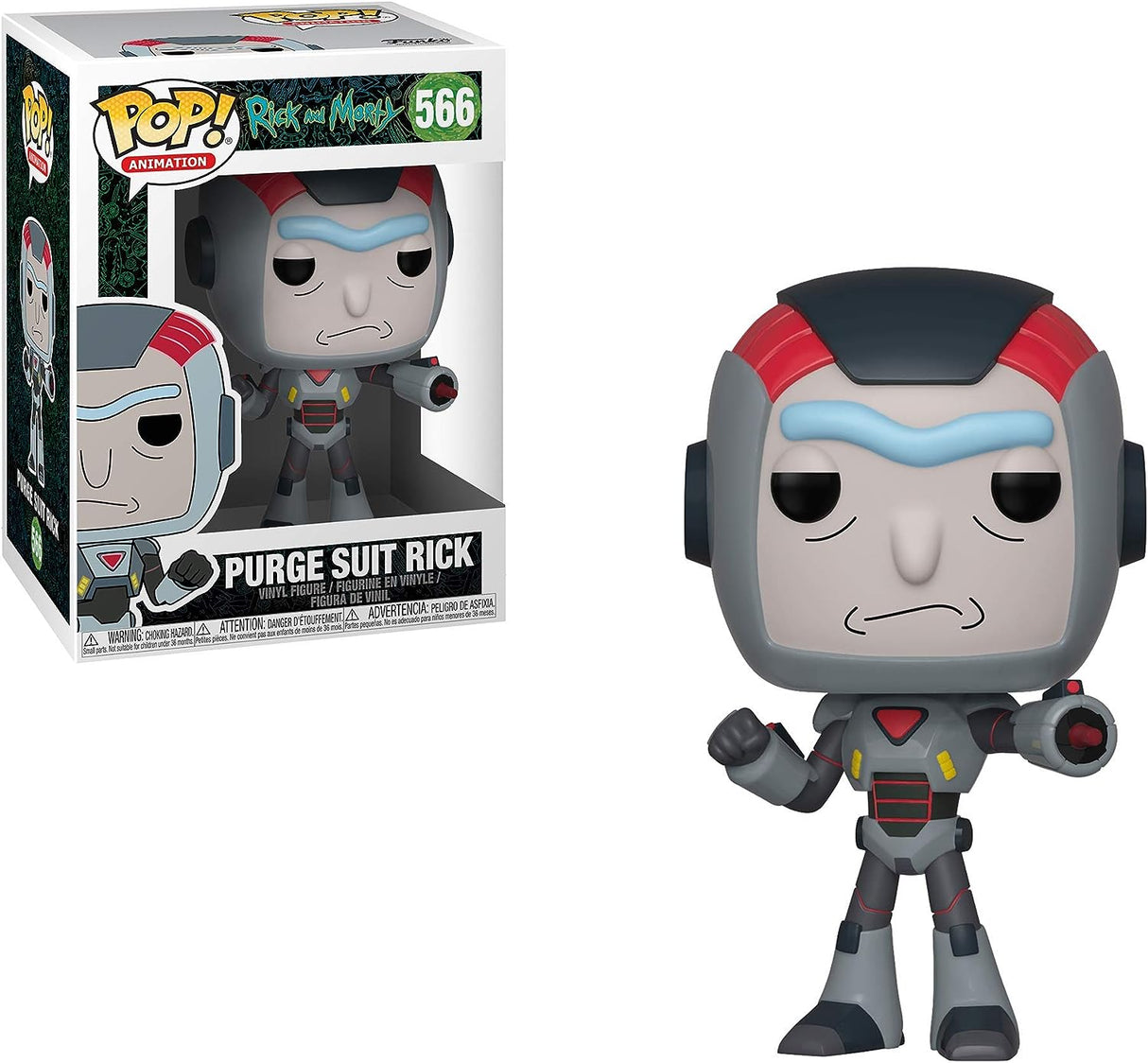 Funko Pop Animation | Rick and Morty | Purge Suit Rick #566