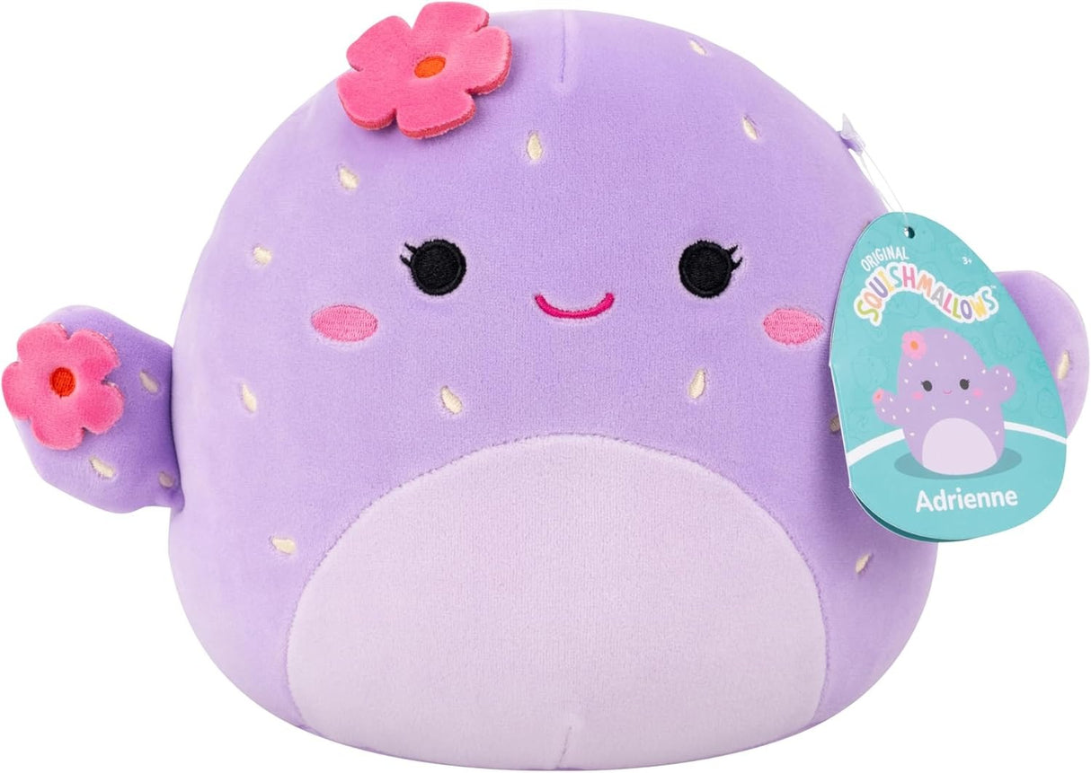Squishmallows 7.5" | ADRIENNE THE PURPLE BARREL CACTUS