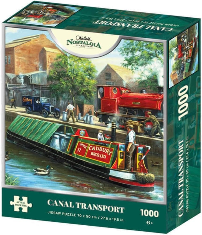 CANAL TRANSPORT | Kevin Walsh | Nostalgia Collection | 1000 Piece Jigsaw Puzzle