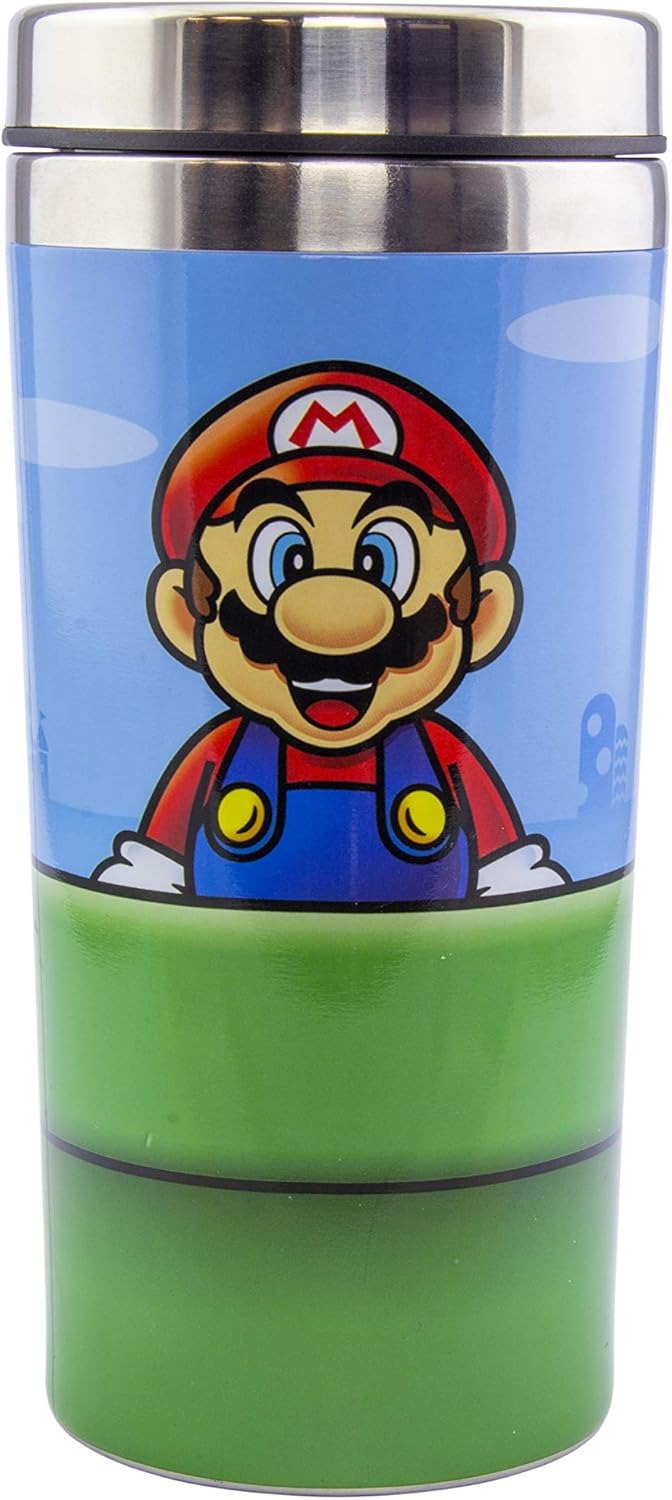 Super Mario Warp Pipe | Travel Mug | Stainless Steel | Officially Licensed Nintendo