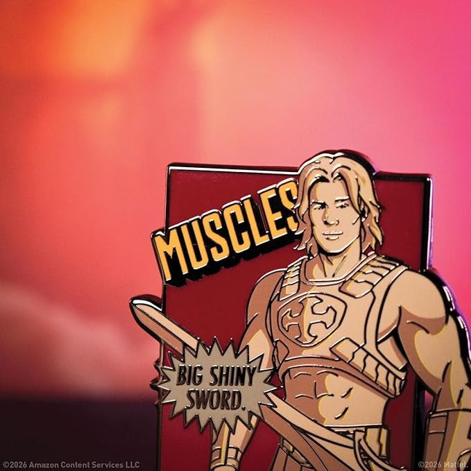Fanattik Masters of the Universe 2026 Movie Limited Edition HE-MAN Pin Badge