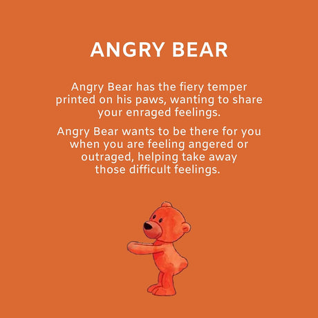Mood Bears | Mini Angry Bear 15cm Plush