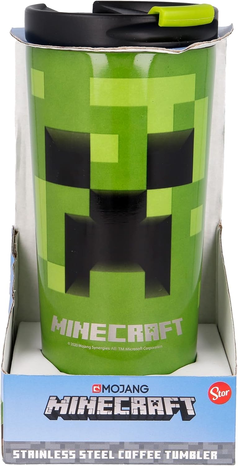 Minecraft CREEPER Stainless Steel Coffee Tumbler (425ml)