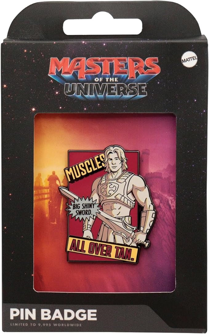 Fanattik Masters of the Universe 2026 Movie Limited Edition HE-MAN Pin Badge