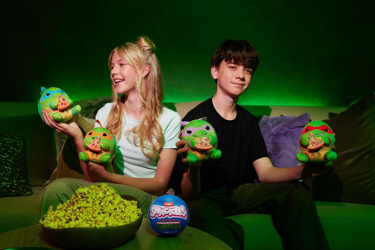 Zuru | TEENAGE MUTANT NINJA TURTLES EDITION | Snackles Plush 5 inch Assorted | Series 1