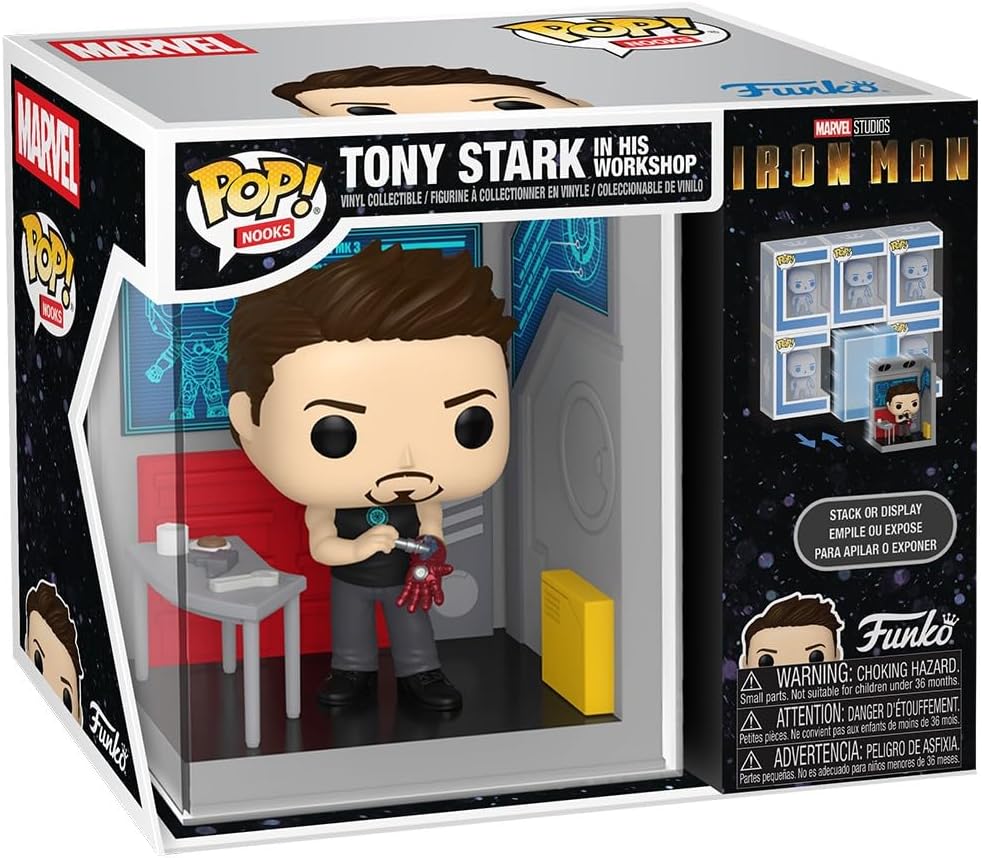 TONY STARK IN HIS WORKSHOP | Funko Pop Nooks