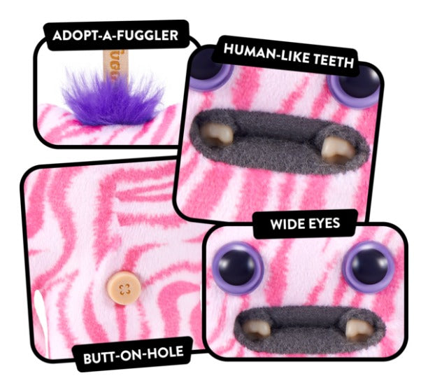 WIDE EYED WEIRDO | Baby Pinkles | Fuggler 3.5" Keyring Bag Charm