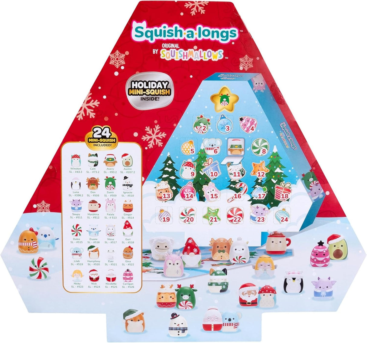Squish-a-longs | Squishmallows | 24 Day Advent Calendar 2025