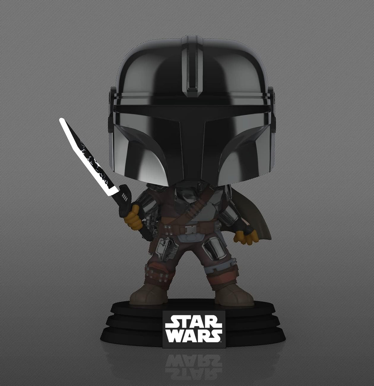 THE MANDALORIAN (WITH DARKSABER) | Funko Pop Star Wars | Glow Chrome #491