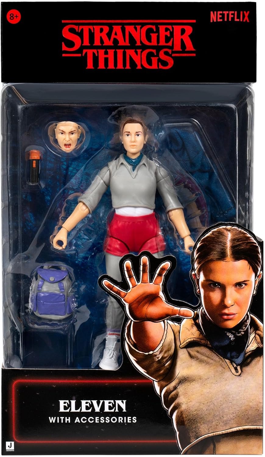 ELEVEN | Stranger Things Upside Down | Action Figure | Jazwares | 6 Inch