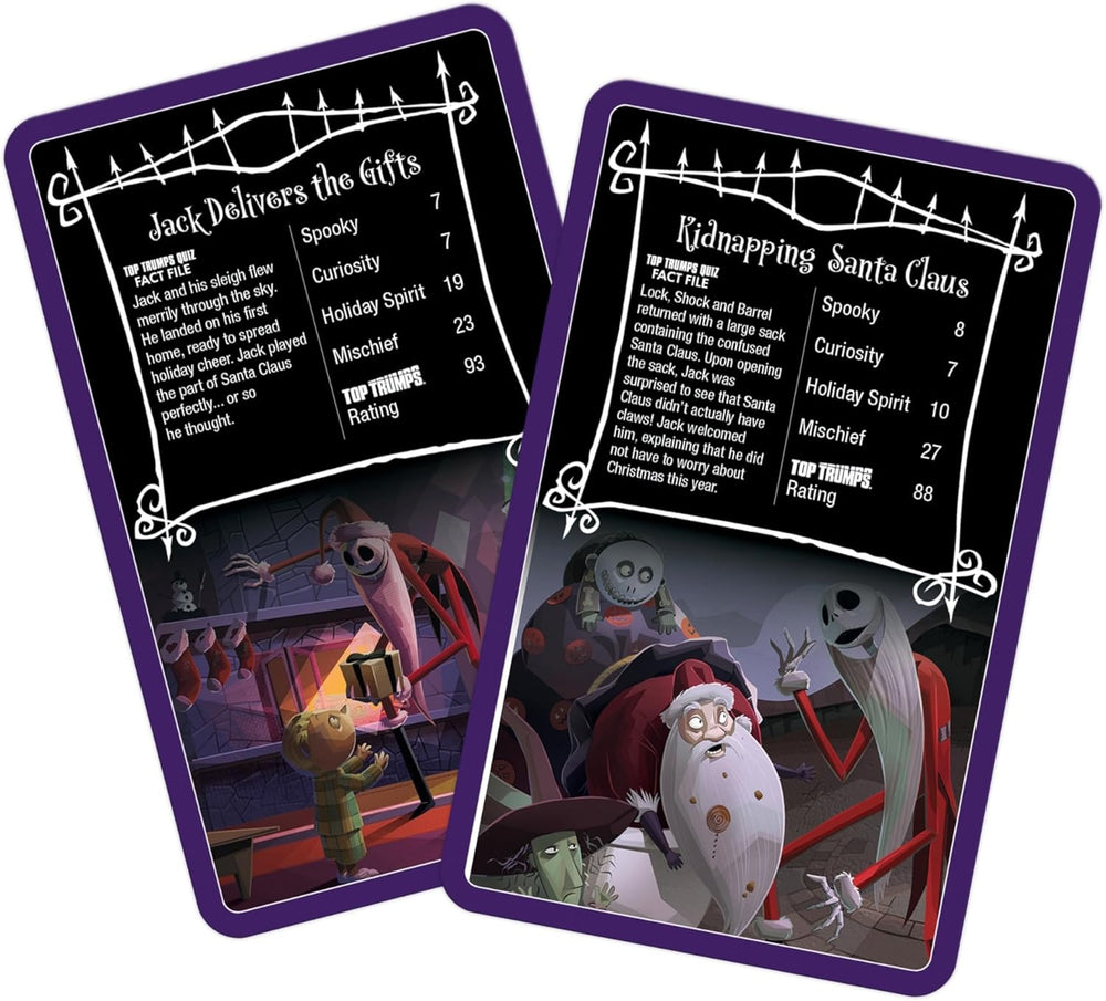 NIGHTMARE BEFORE CHRISTMAS | Top Trumps | Card Game