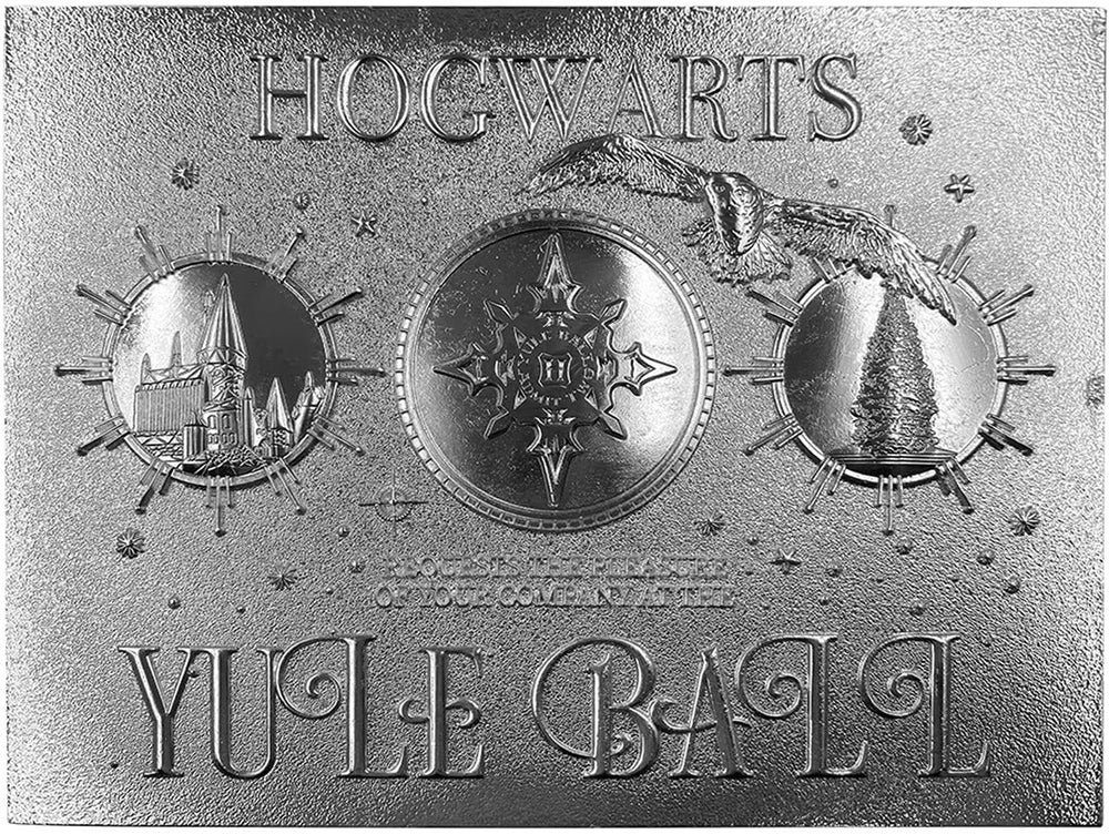 Harry Potter | Silver Plated | Yule Ball Invitation Ticket | Limited Edition