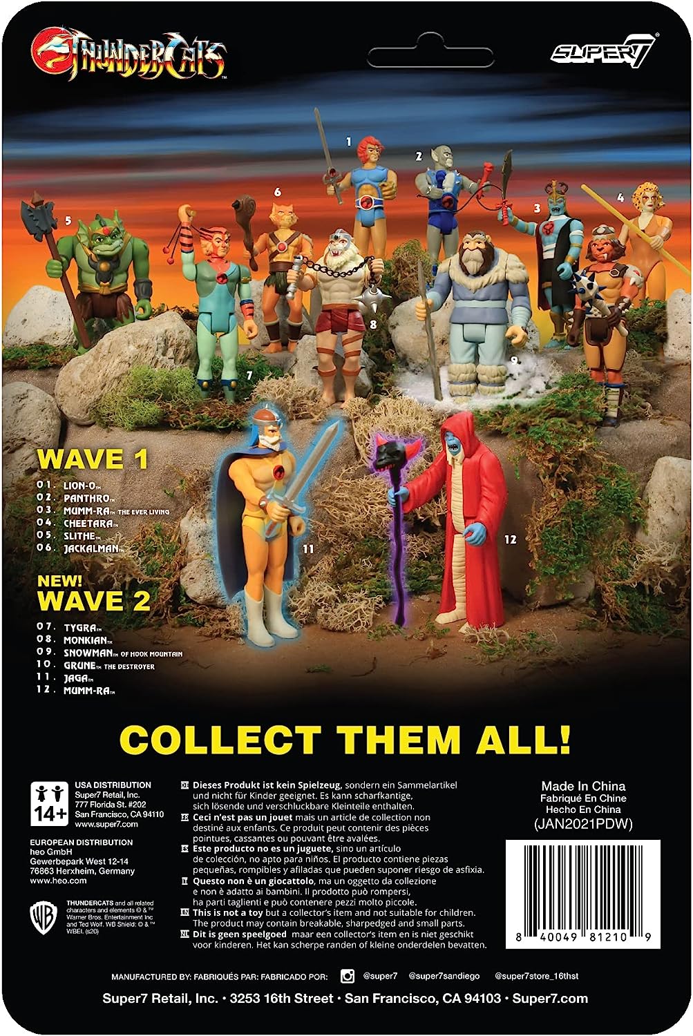 Super7 | Thundercats | ReAction Wave 2 | Grune The Destroyer