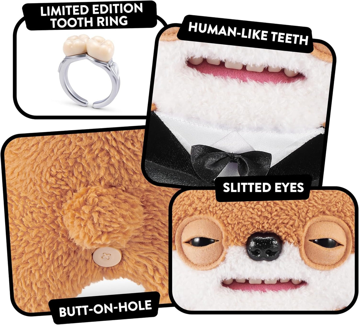 WEDDING DAY WITH TOOTH RING | Wedding Fuggs | Fuggler 9" 2 PACK