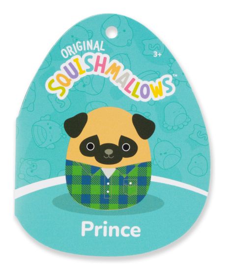 Squishmallows 12" | Prince the Brown Pug